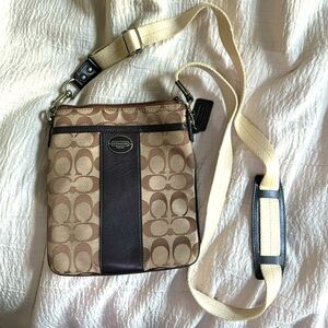 Signature Coach crossbody bag